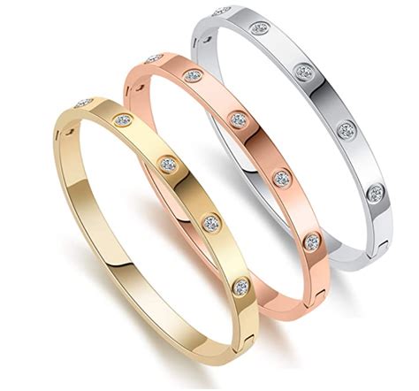 women's cartier love bracelet dupe|alternatives to cartier love bracelet.